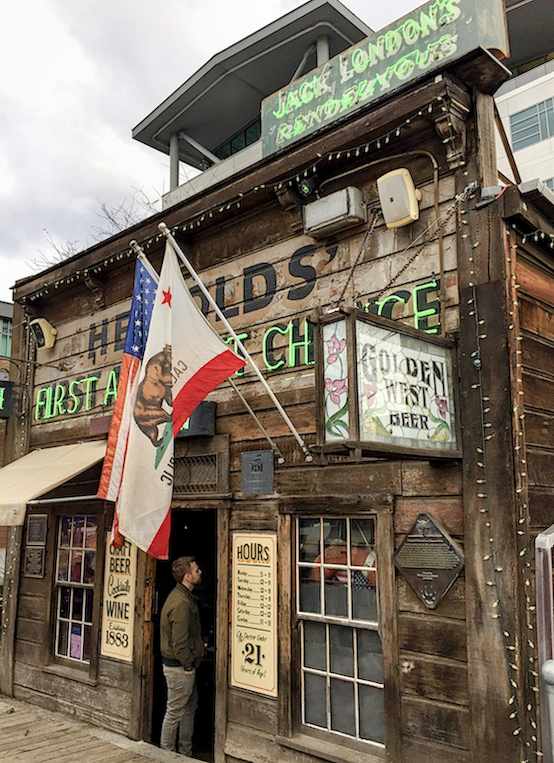 Heinhold's First and Last Chance Saloon was named because it was the last chance for a drink for many sailors leaving Oakland, CA -- or their first chance for one on returning. 